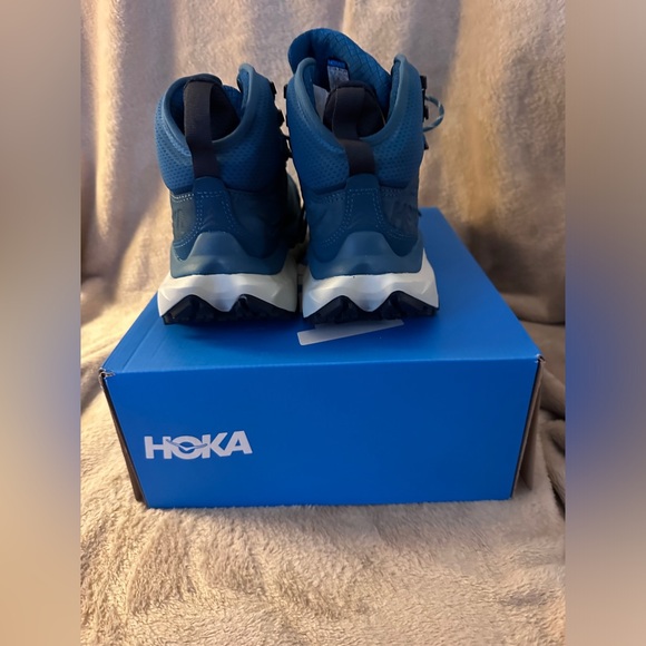 Hoka Kaha 2 GTX- blue coral/blue graphite, women’s 7.5 - Picture 5 of 8